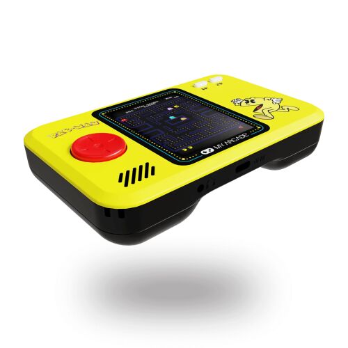 A MY ARCADE Pac-Man Pocket Player Pro hordozható játékkonzol ferde nézete