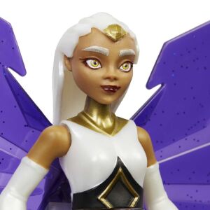 Közelkép a Masters of the Universe Sorceress akciófigura arcáról - Mattel