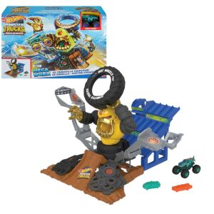 Mattel Hot Wheels Monster Trucks Mega Wrex játékszett kisautóval - Mattel