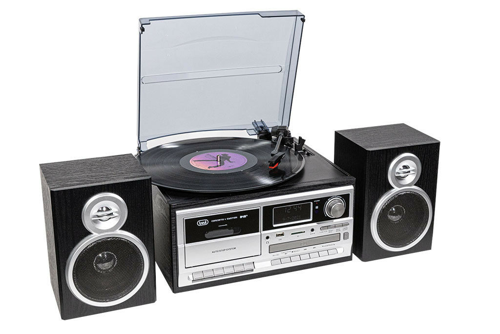 Trevi TT1072 E Retro bakelit lemezjátszó fekete