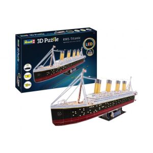 Revell RMS Titanic LED-Edition 3D puzzle (00154) 142741999 - Revell Modell, makett