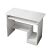 Biely počítačový stôl Fodym s výsuvnou doskou na klávesnicu