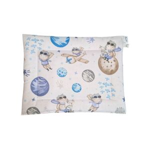 Borostyánköves Kisherceg baba párna halványkék űrmintával - Baba párna