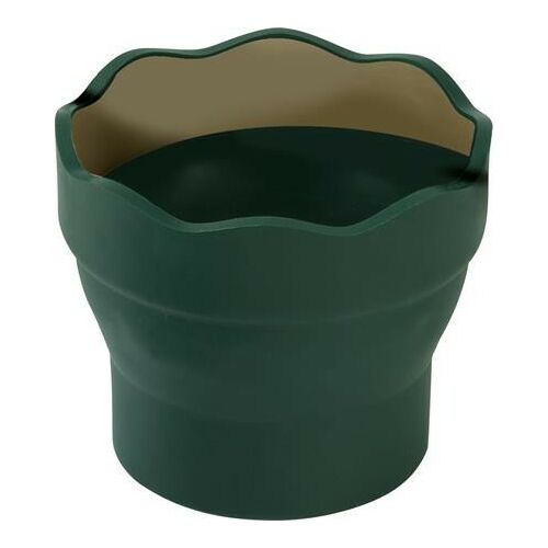 Ecsettál, műanyag, FABER-CASTELL "Click&amp;Go", zöld 122880736