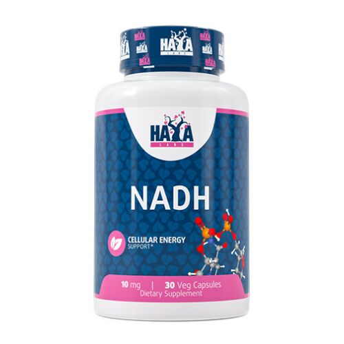 Haya Labs NADH 10 mg, 30 Vegetáriánus Kapszula, Sejtszintű Energia Támogatás Étrend-kiegészítő - Étrendkiegészítő