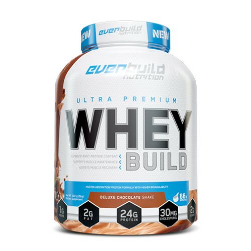 EverBuild Nutrition - Ultra Premium WHEY BUILD 454 g / 908 g / 2270 g - 2270, French Vanilla Shake - Tejsavó fehérje koncentrátum