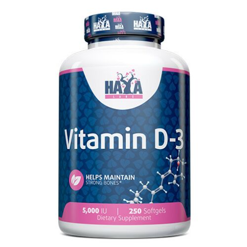 Haya Labs - Vitamin D-3 5000 IU 250 softgels 120545905