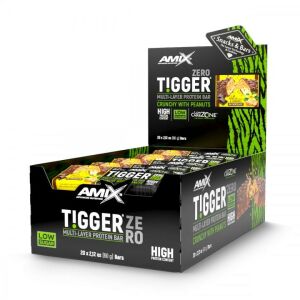 AMIX Nutrition TIGGER Zero bar 20x60g - vanilla-caramel - fehérjeszelet 120546039 - Amix Nutrition
