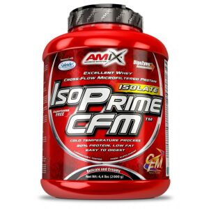 AMIX Nutrition - IsoPrime CFM® Isolate 1000g/2000g - 1000, strawberry - Tejsavó Fehérje Izolátum, eper 120546082 - Amix Nutrition