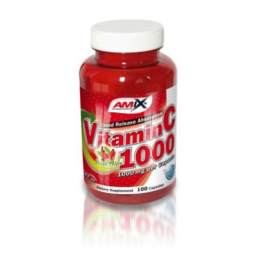 AMIX NUTRITION - C-Vitamin + Rose Hips 1000mg 100cps 120546160