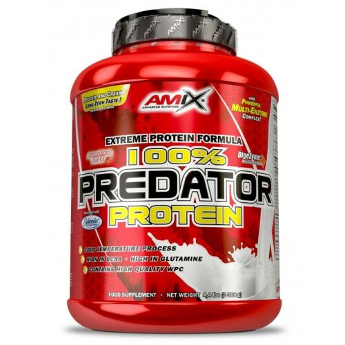 AMIX Nutrition - PREDATOR® Protein 2000 g / 4000 g - 2000, Strawberry