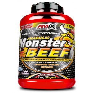 AMIX Nutrition - Anabolic Monster BEEF 90% Protein - 1000 g / 2200 g - 2200, Strawberry-Banana - Marhafehérje, eper-banán 120546286 - Amix Nutrition