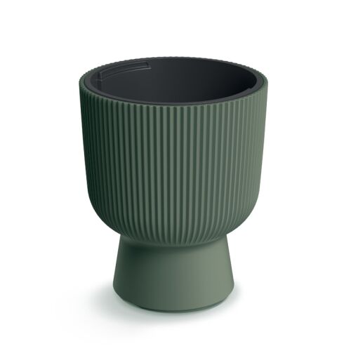 Milly Design Kaspó Fenyőzöld 39 cm Bordázott 120548939 - Kertépítés