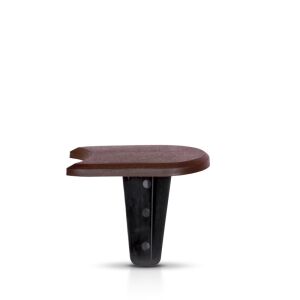 Prosperplast IPAK Bordură de Grădină Maro 3,8m, vedere laterală a unei singure bucăți - Borduri gradina