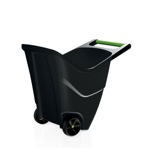 Load&Go II Cărucior de grădină cu două roți Negru 790, vedere din spate