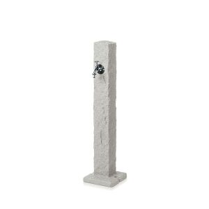 Masca robinet de gradina, cu adaptor furtun, efect granit, gri, 24x98 cm, Prosperplast 120557567 - Fântâni și robinete de grădină