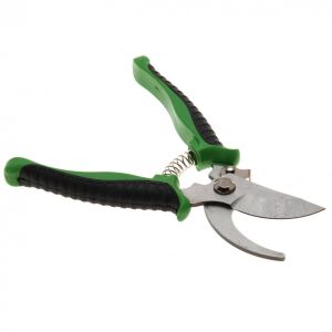 Zöld kerti olló fekete markolattal, 19,5 cm - DDT