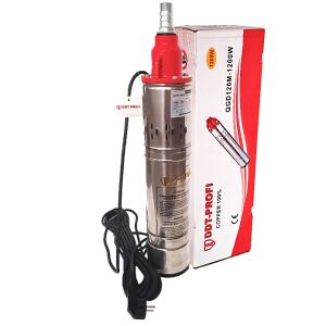 DDT-PROFI QGD120-1,2 merülő szivattyú, 1,2 kW, 3 m³/h, 120 m, rozsdamentes acél és öntöttvas, dobozzal - DDT