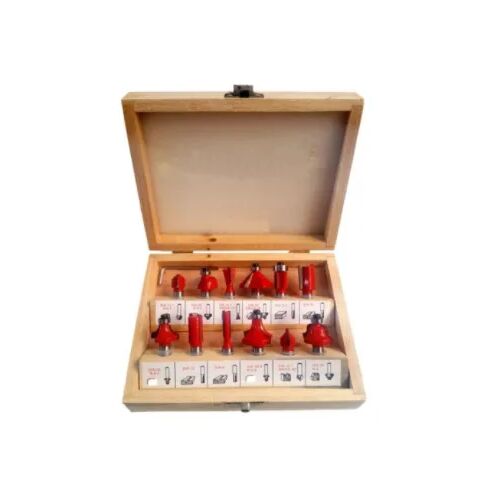 12 darabos 6 mm-es marófej készlet fa dobozban - DRK