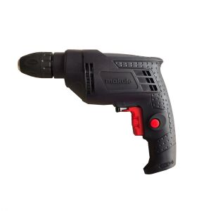 Makute ED010 450W-os elektromos fúró, fekete és piros színben, 3000 ford./perc, 10 mm-es tokmány - DDT