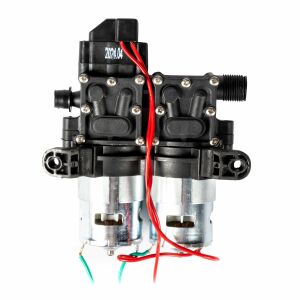 A Little Farmer dupla nyomószivattyú menettel, elülső nézet - Micul Fermier