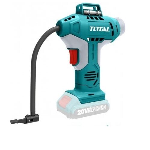Total 20V Max Akkumulátoros Légkompresszor, 150PSI/10Bar, Hordozható Gumiabroncs Felfújás