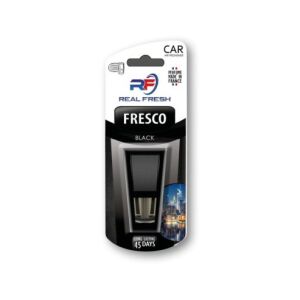 Real Fresh Fresco Black osviežovač vzduchu do auta, 8ml, dlhotrvajúci, 45 dní - Osviežovače vzduchu do auta