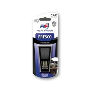 Osviežovač vzduchu Real Fresh Fresco New Car, 8ml, dlhotrvajúci, 45 dní, osviežovač vzduchu do auta, nová vôňa auta, vôňa do auta, odstraňovač pachov do auta - Osviežovače vzduchu do auta