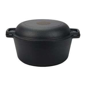 Milestone66 Gusseisen Double Dutch Oven, 5 L 120562423
