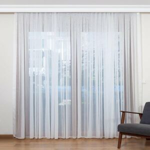 Fehér Voile Kész Függöny 500x160