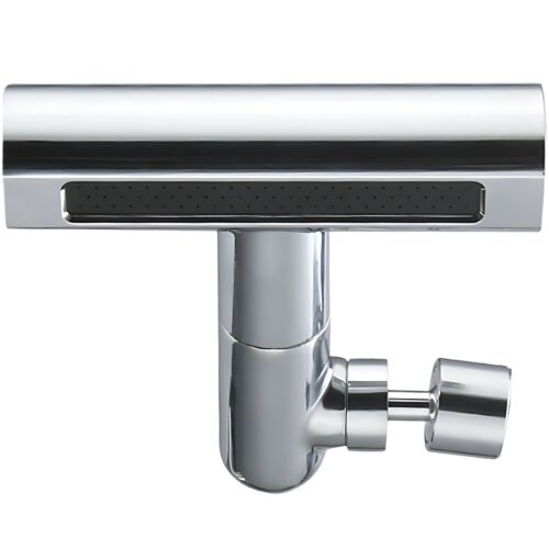 S DEPOT® króm csaptelep levegőztető 4 víztakarékos funkcióval, univerzális kivitel, forgó, ezüst