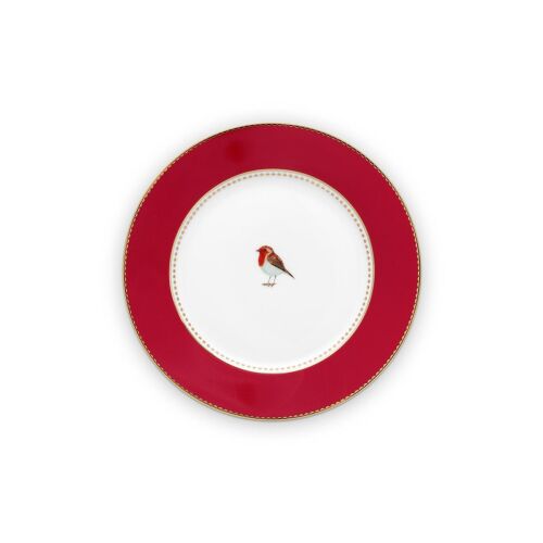 Miska Pip Studio Love Birds z czerwonej porcelany