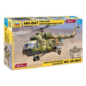 Zvezda MIL-MI-8MT Helikopter Makett - 1:48 144671843 - Modell, makett