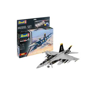 Revell Model Set F/A18F Super Hornet model samolotu (63834) 143170509 - Revell Model, makieta