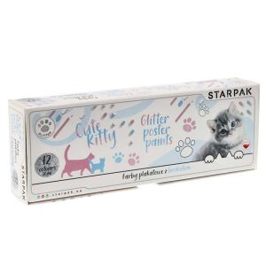 Starpak Cicás Csillogó Plakátfesték - 12 x 20ml 143193982 - Tempera