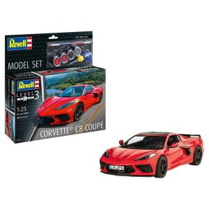 Revell - Corvette C8 Coupé - Modellkészlet - 1:24 143193664 - Revell Modell, makett