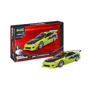 Revell Fast & Furious 1995 Mitsubishi Eclipse 1:25 makett készlet kiegészítőkkel (67691) 142741951 - Revell Modell, makett