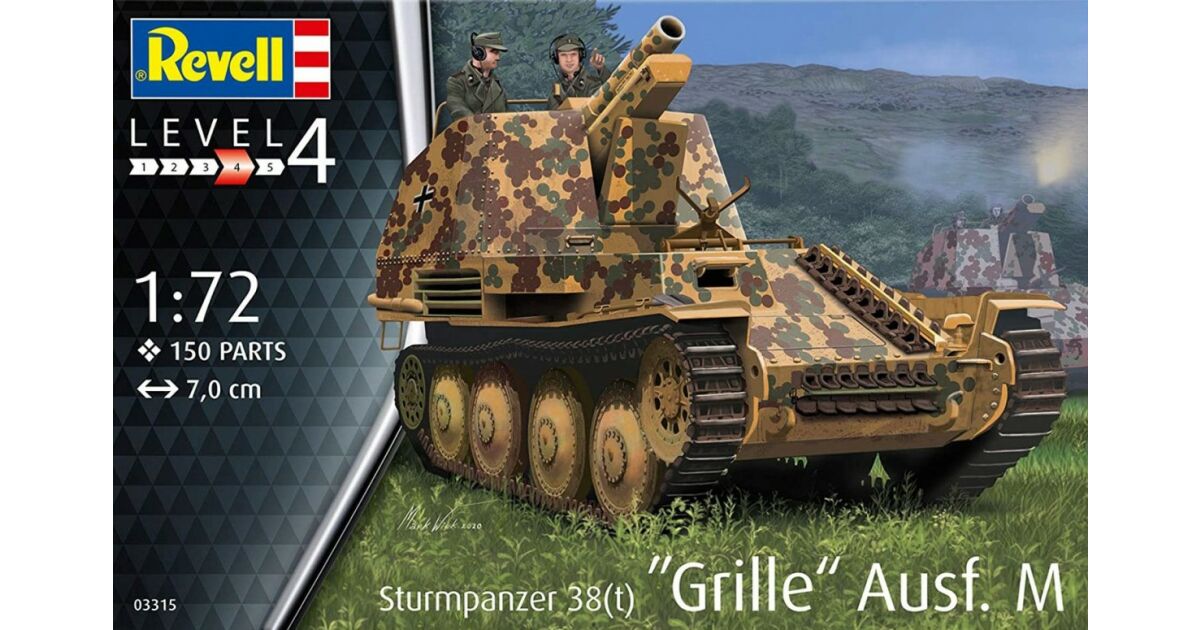 Canon automoteur Sturmpanzer 38(t) Ausf.M Sd.Kfz.138/1 Grille au 1/48 (par Marc H