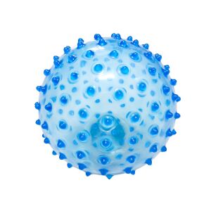 Modrá plastová masážna lopta 21cm pre svalovú relaxáciu - Šport a voľný čas