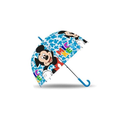 Parasol dla dzieci Myszka Miki, przezroczysty parasol kopułowy
