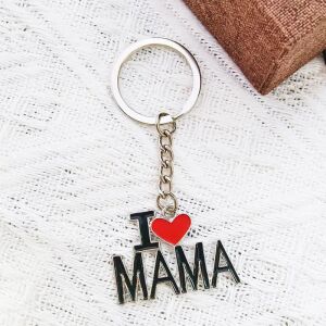 "I LOVE MAMA" feliratú kulcstartó 120575128 - Ajándék kulcstartó
