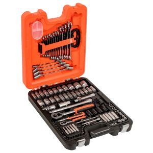 Set de chei cu clichet Bahco S106 de 106 piese cu antrenare de 1/2 și 1/4 inch - Instrument