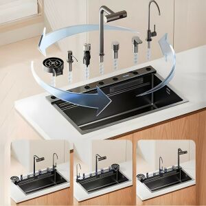 Chiuvetă multifuncțională Calandria din oțel inoxidabil 120577260 - Chiuvete de bucătărie