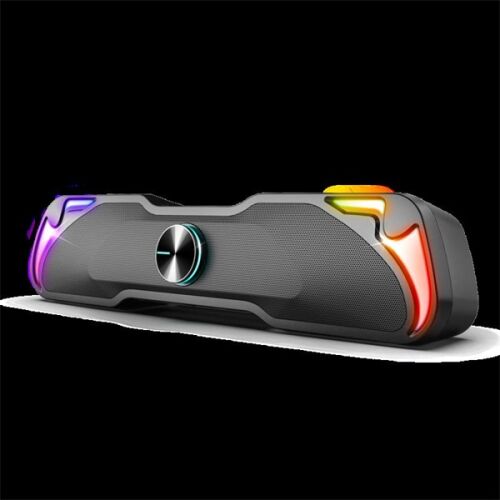 Advance SoundPhonic RGB 6W RMS Bluetooth Soundbar, black