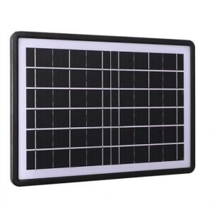 12W 5 Ladekopf-Solarpanel - 26x37 cm Solarladepanel