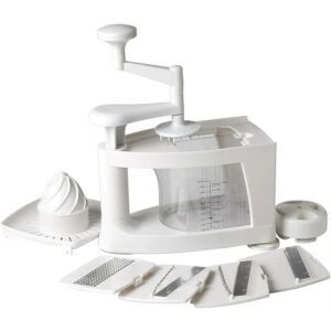 Multifunkciós zöldség- és gyümölcsszeletelő - könnyen kezelhető spirális aprító az egészséges ételekhez