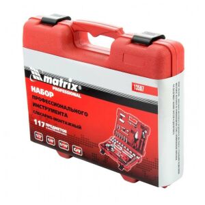 MTX 117 részes racsnis szett 1/4 1/2 5/16"-os Professional 4-32mm-ig 137258135 - Mtx