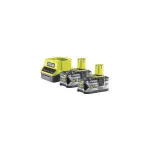 Ryobi ONE+ akkupack töltő+2x 5.0Ah akku RC18120-250 137256619 - Építkezés & Felújítás