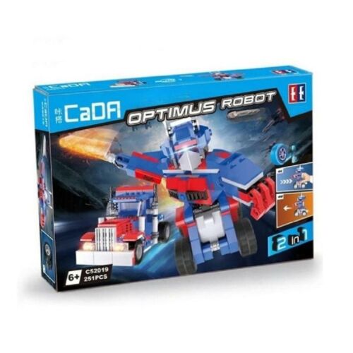 Cutie jucărie de construcție CaDA Optimus Robot, 251 piese, de la 6 ani