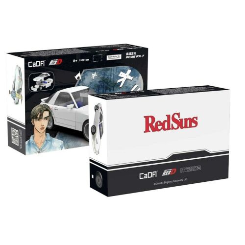 CaDA C55016W - Initial-D Mazda RX7-FC3S sportautó építőjáték - 100% kompatibilis minden más kedvelt márkával